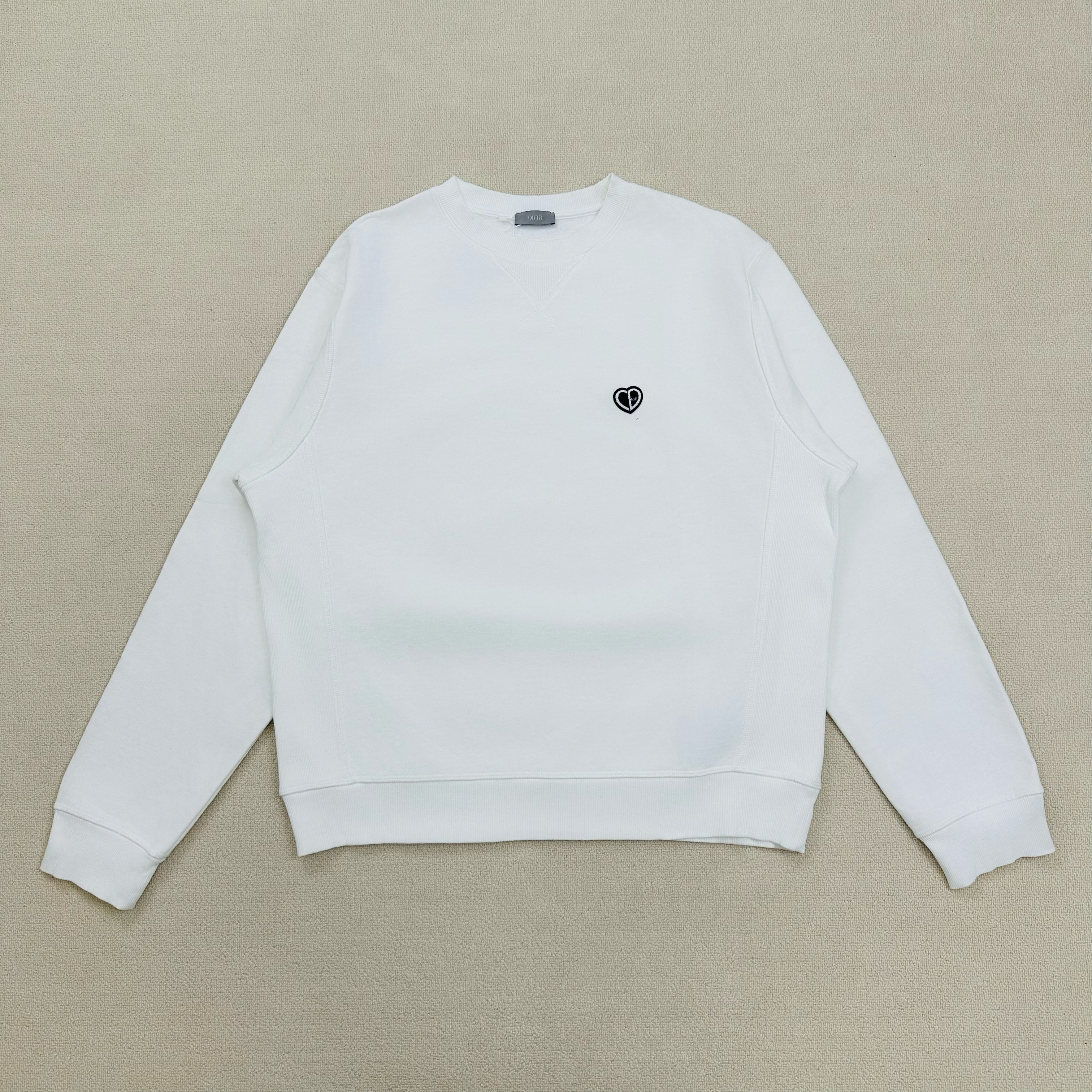 99新 DIOR/迪奥 刺绣logo圆领卫衣/XL码/WL1068