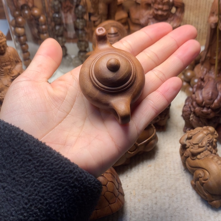 檀香木其他老山檀香手把件