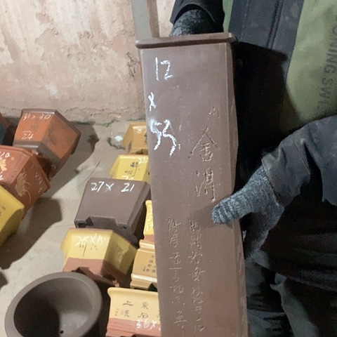 紫砂花盆手工定制