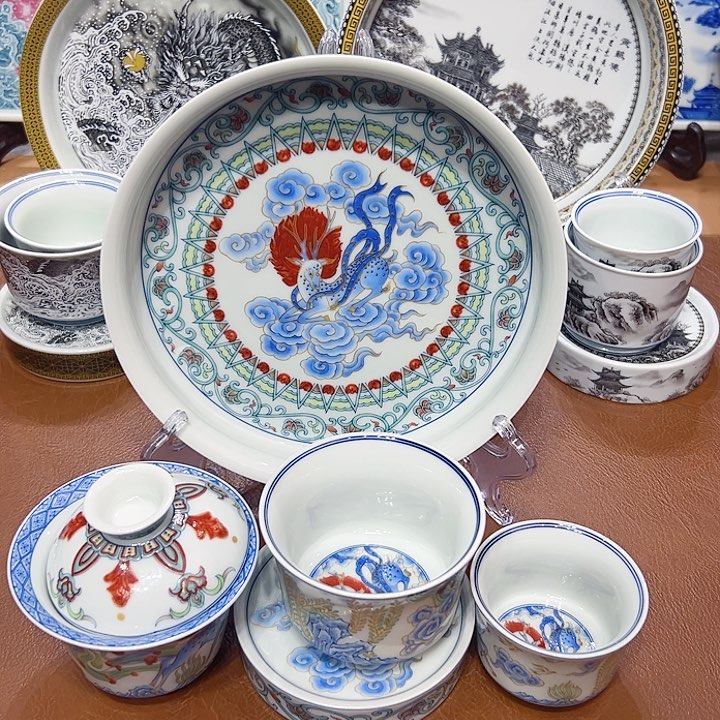 摆件陶景德镇市和上海浦东