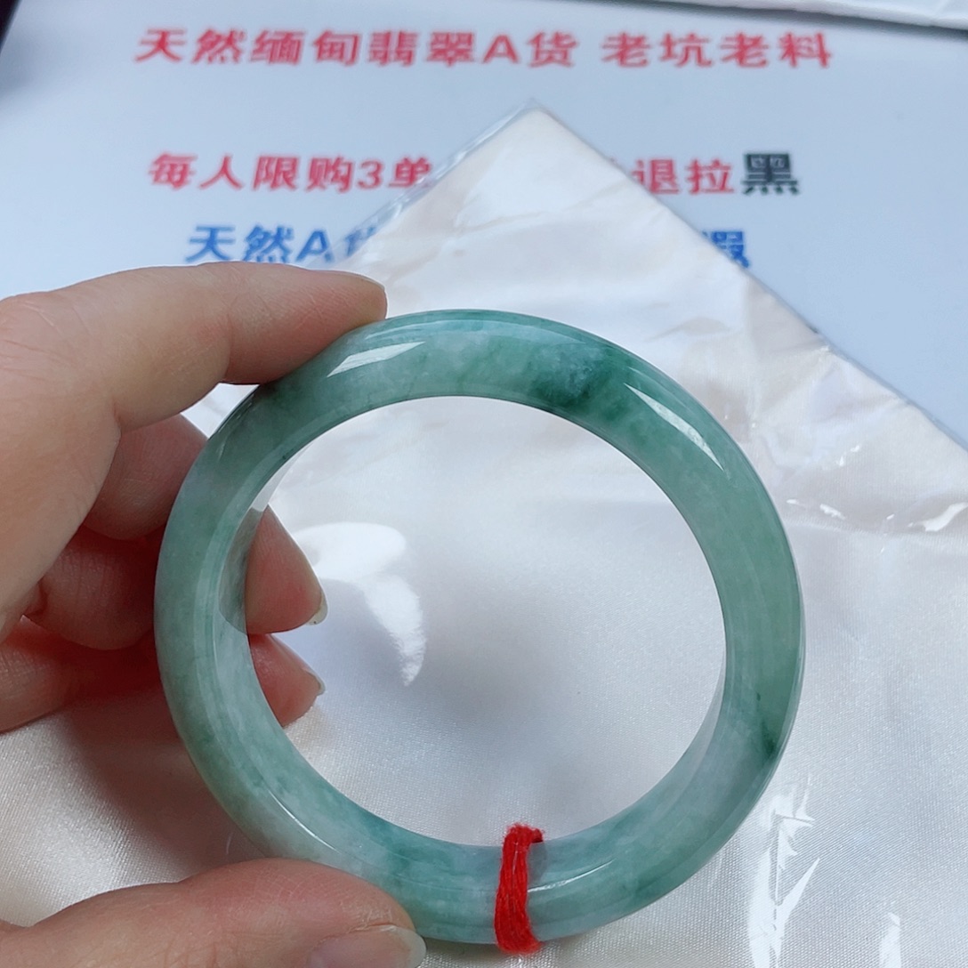 翡翠未镶嵌手镯天然翡翠手镯61