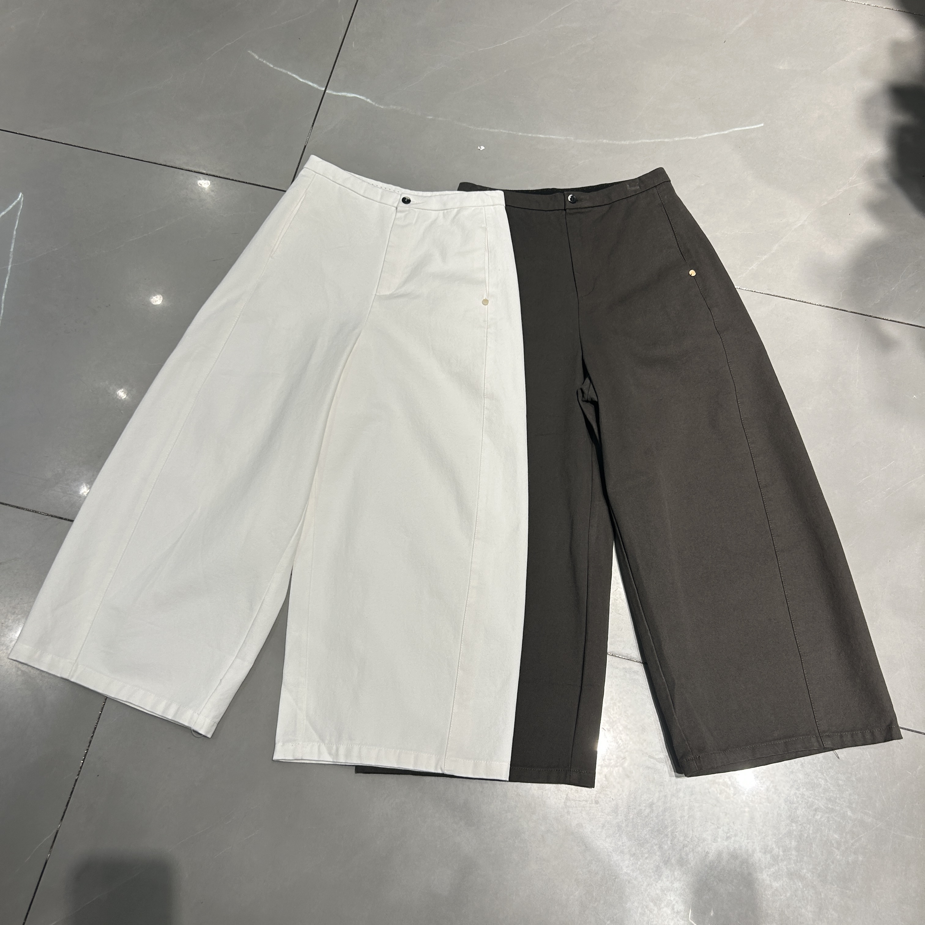 新款洋气减龄高腰显瘦宽松阔腿休闲裤女