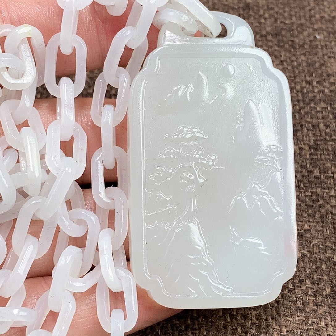 和田玉挂件未镶嵌