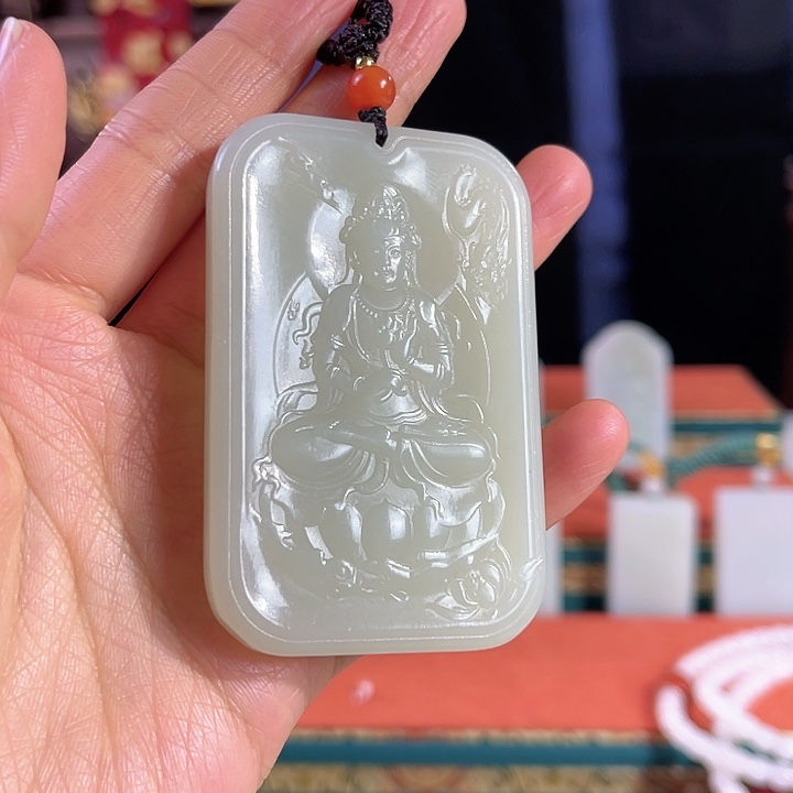 和田玉吊坠未镶嵌