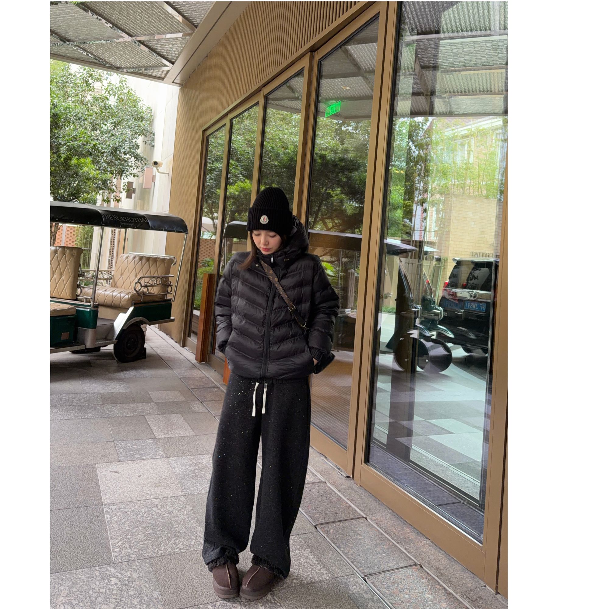 BETTERJOELAY -【轻暖格趣】时尚穿棉衣外套百搭休闲慵懒GG0386