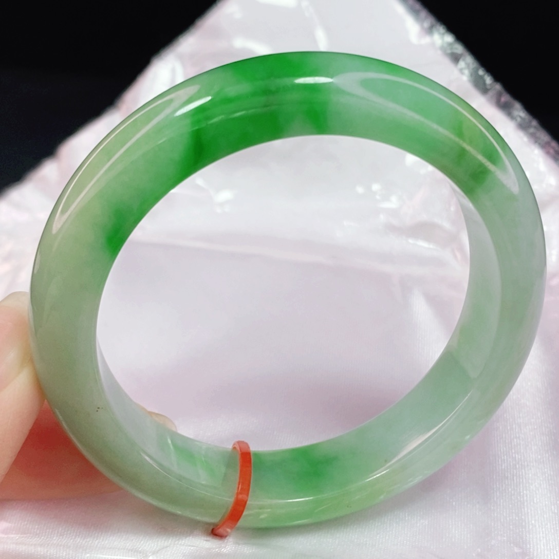 未镶嵌手镯翡翠54.5正圈