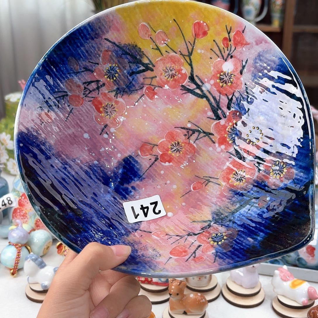 景德镇手绘高温釉下彩陶瓷茶具