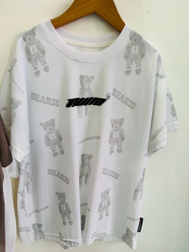 短袖水洗印花休闲常规款常规T恤百搭时尚运动圆领潮流均码