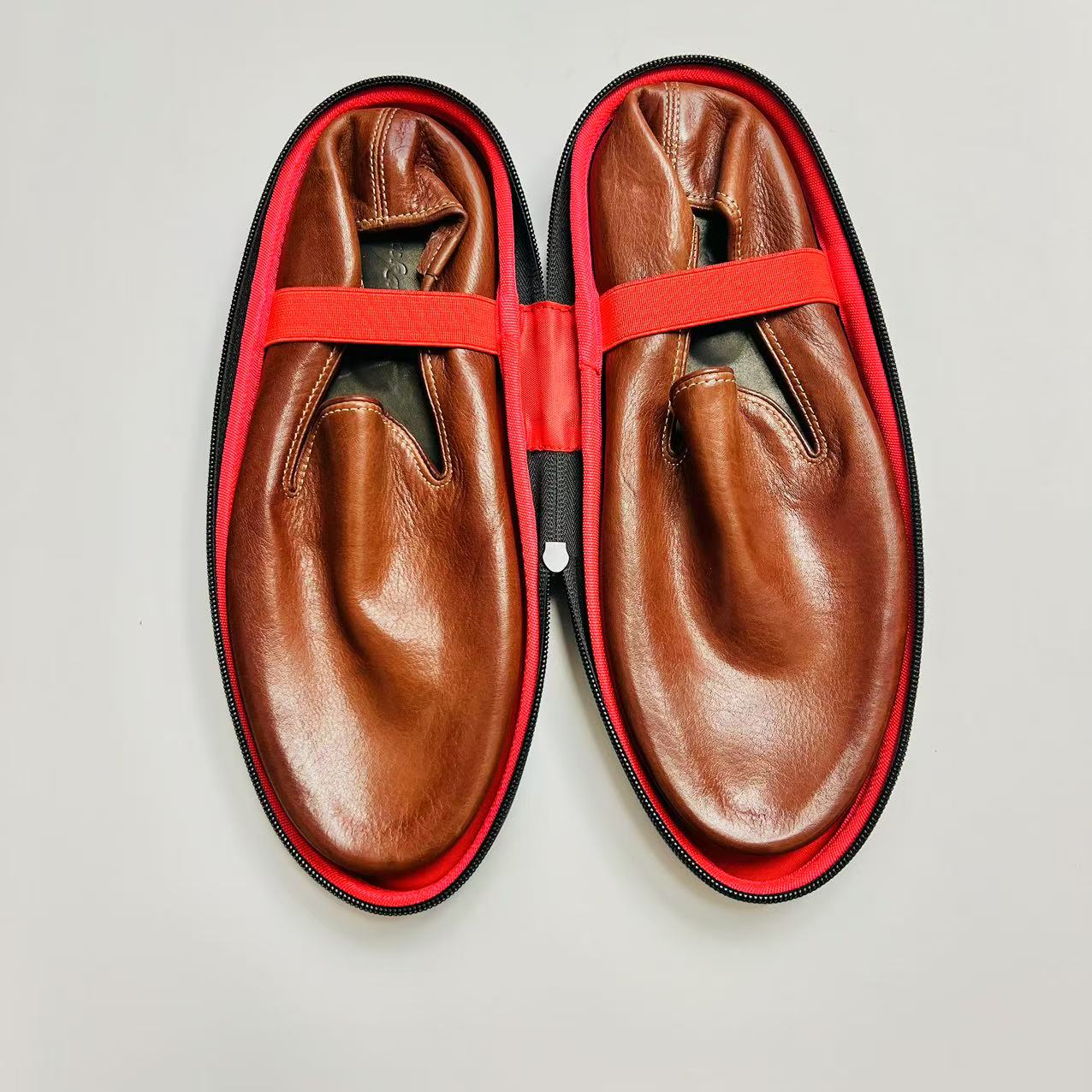 马皮手工鞋固特异工艺水洗一脚蹬复古做旧钱包乐福鞋豆豆鞋