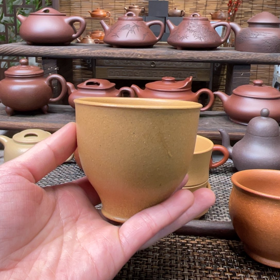 紫砂茶壶宜兴原矿紫砂手工制150