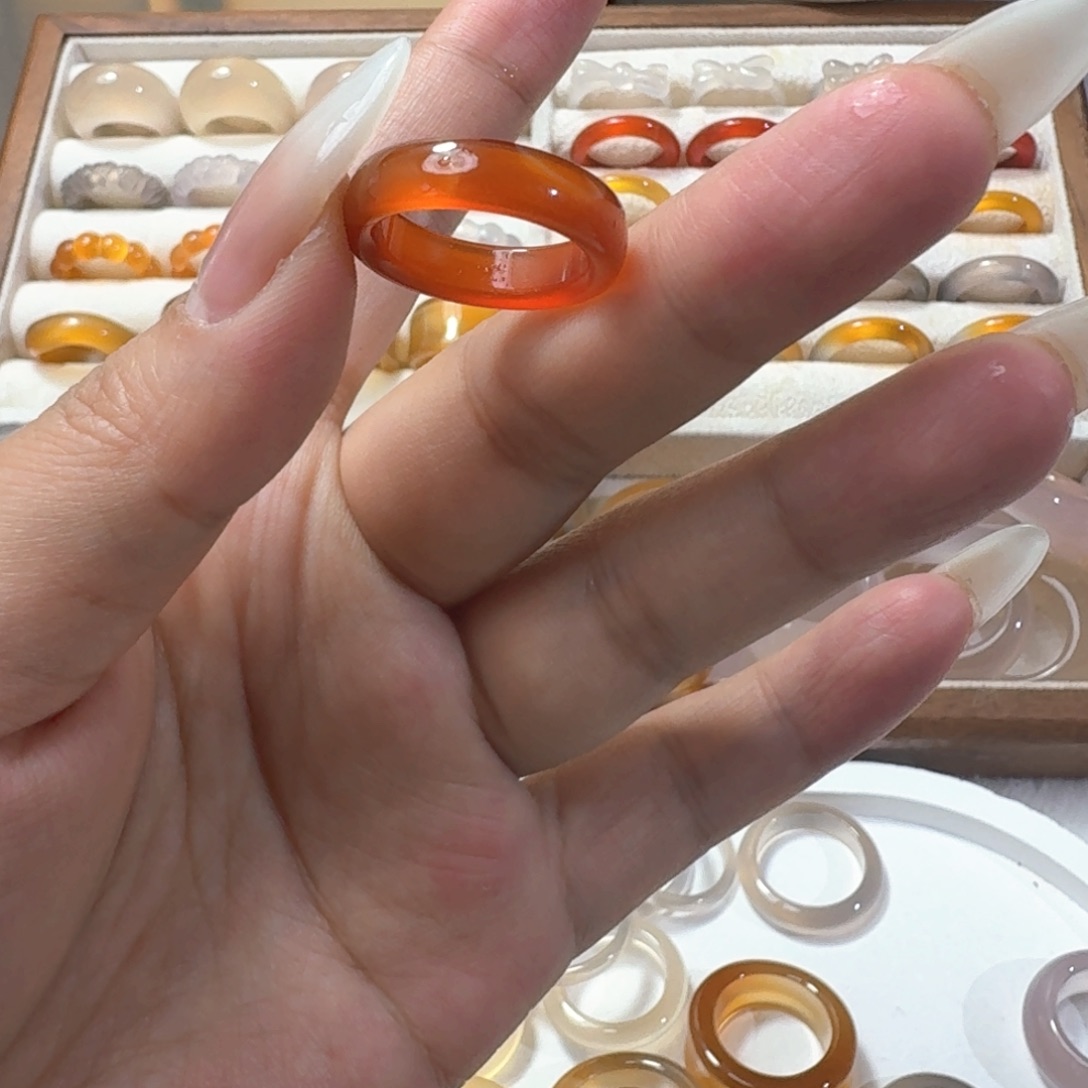 合金戒指玛瑙/玉髓168港14