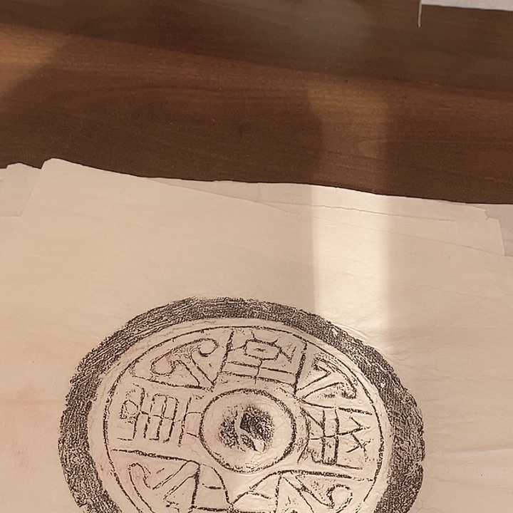 拓片用纸印石小尺寸纸张拓片22张