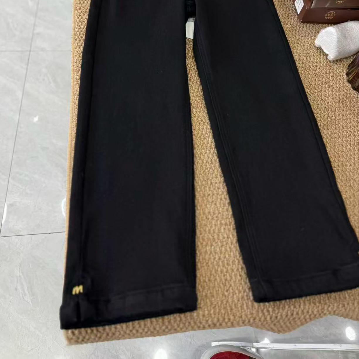 加绒高腰显瘦小个子九分直筒牛仔裤秋冬百搭时尚