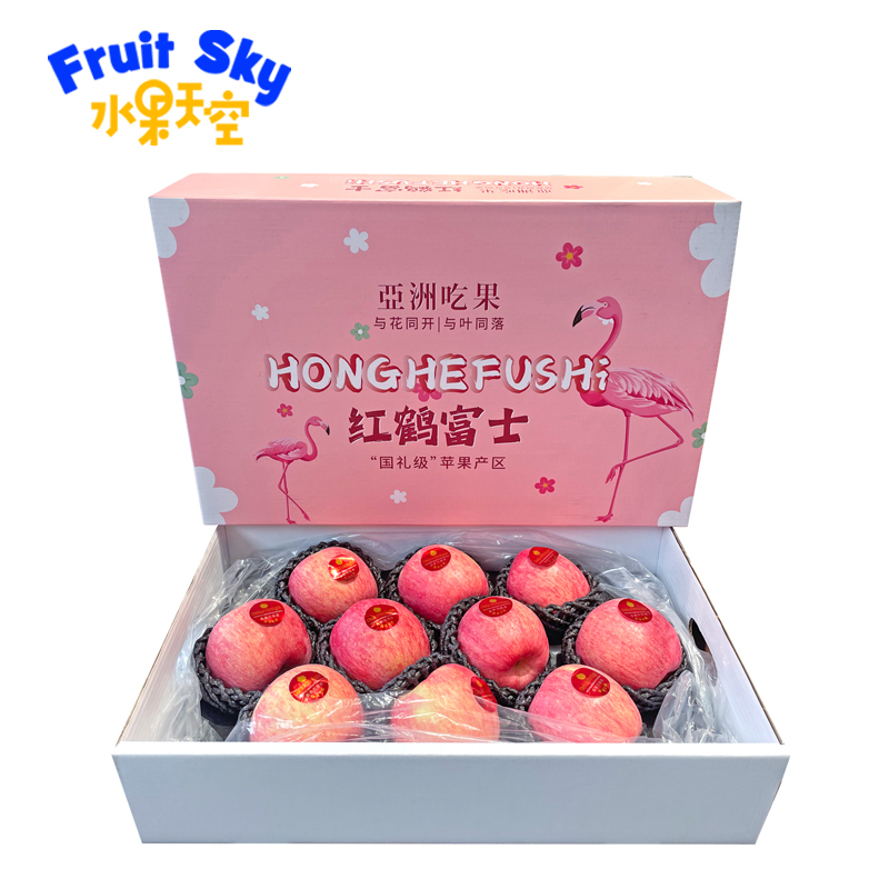 红鹤富士苹果礼盒 带箱约4.2kg
