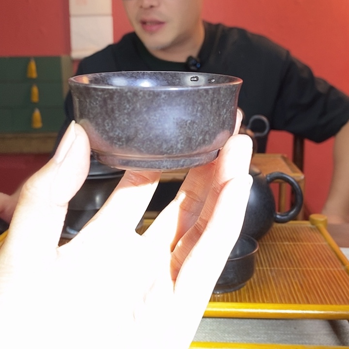 冰碛岩鱼籽料571禅定杯50cc