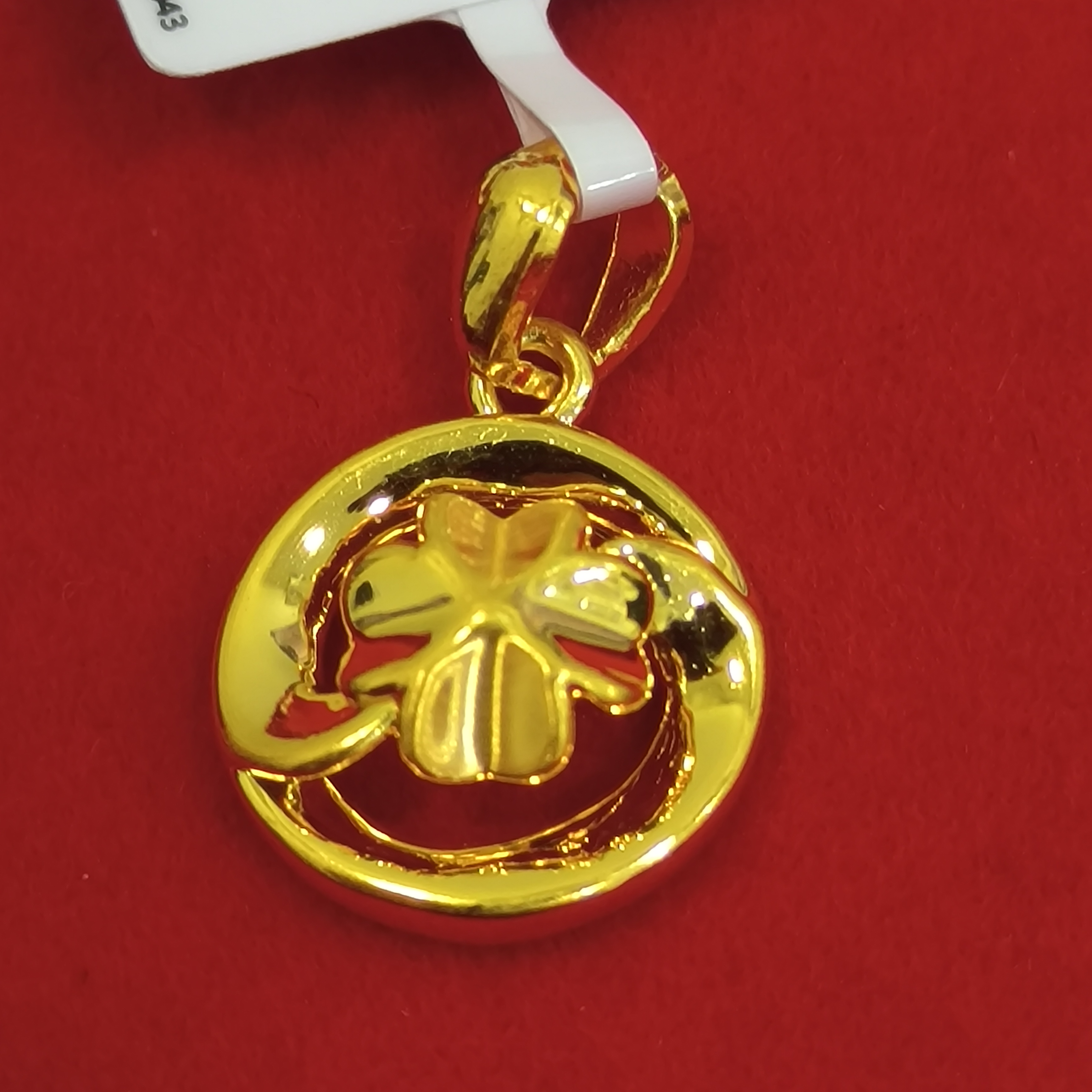 【夏夏专享】足金999饰品 四叶草吊坠 1.44 ZP