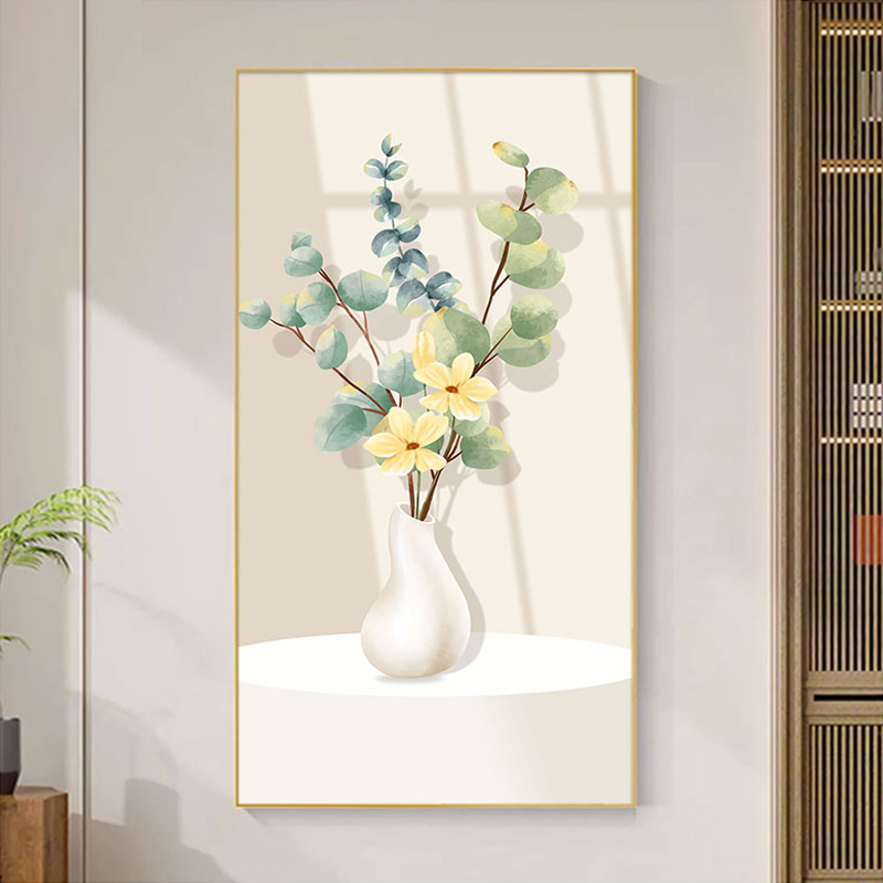  z108759入户玄关装饰画正对门玄关过道挂画客厅山水画高级感