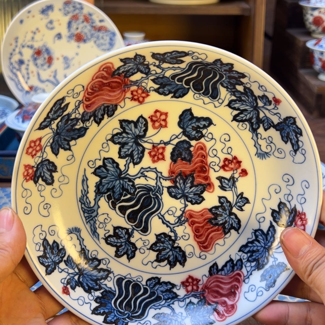 摆件景德镇手工手绘