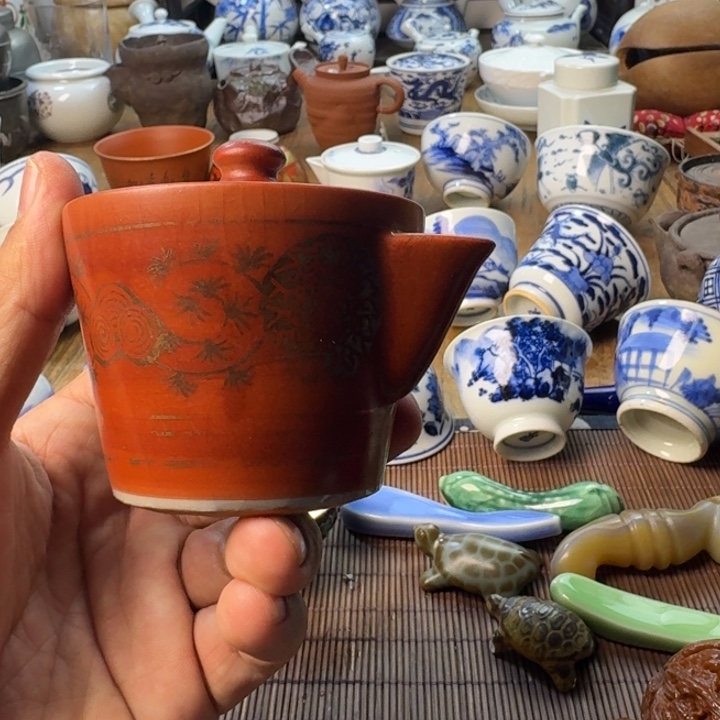 不****青花瓷器杯子茶具