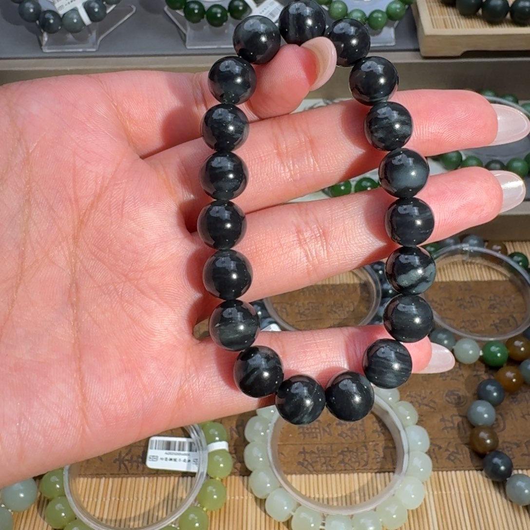 和田玉未镶嵌手链