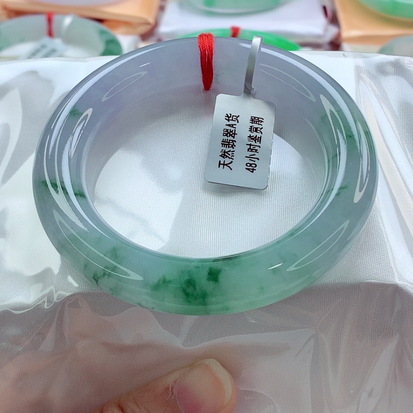 【闪购商品】翡翠手镯（圆镯）未镶嵌雪**吖莫奈花园超值价A