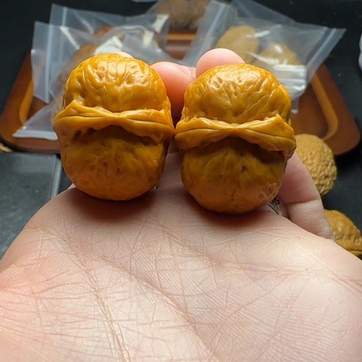 文玩核桃把件方转35尺