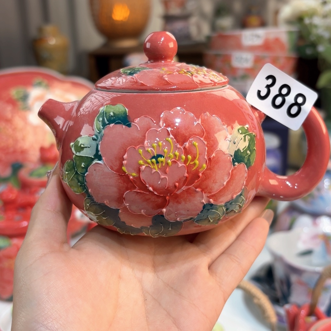 丽***儿景德镇手绘高温釉下彩陶瓷茶具