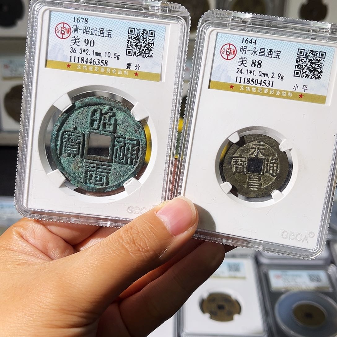 铜C***s小瑶，公博昭武背壹分➕永昌小平，评级码6358