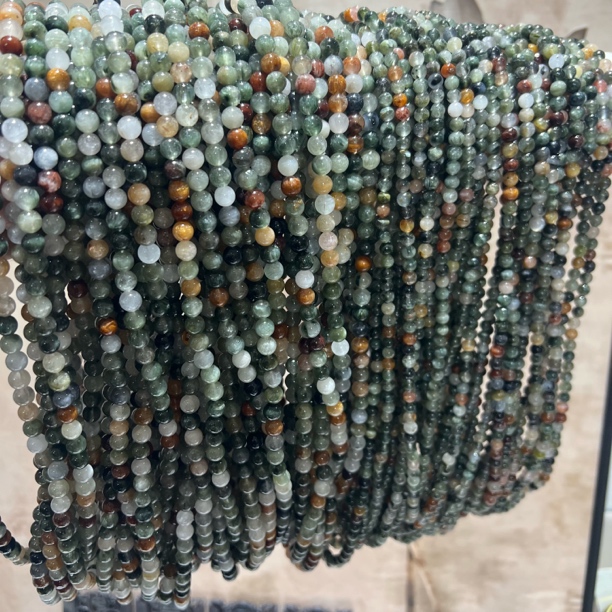 【月月家】L068天然水晶 高品兔毛幽灵手串6-7mm多样性发其一