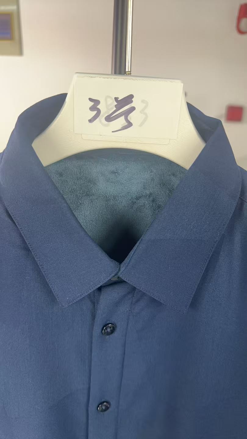冬款【加绒衬衣】男士商务保暖休闲衬衫剪标尾货加厚加绒秋冬抗静电