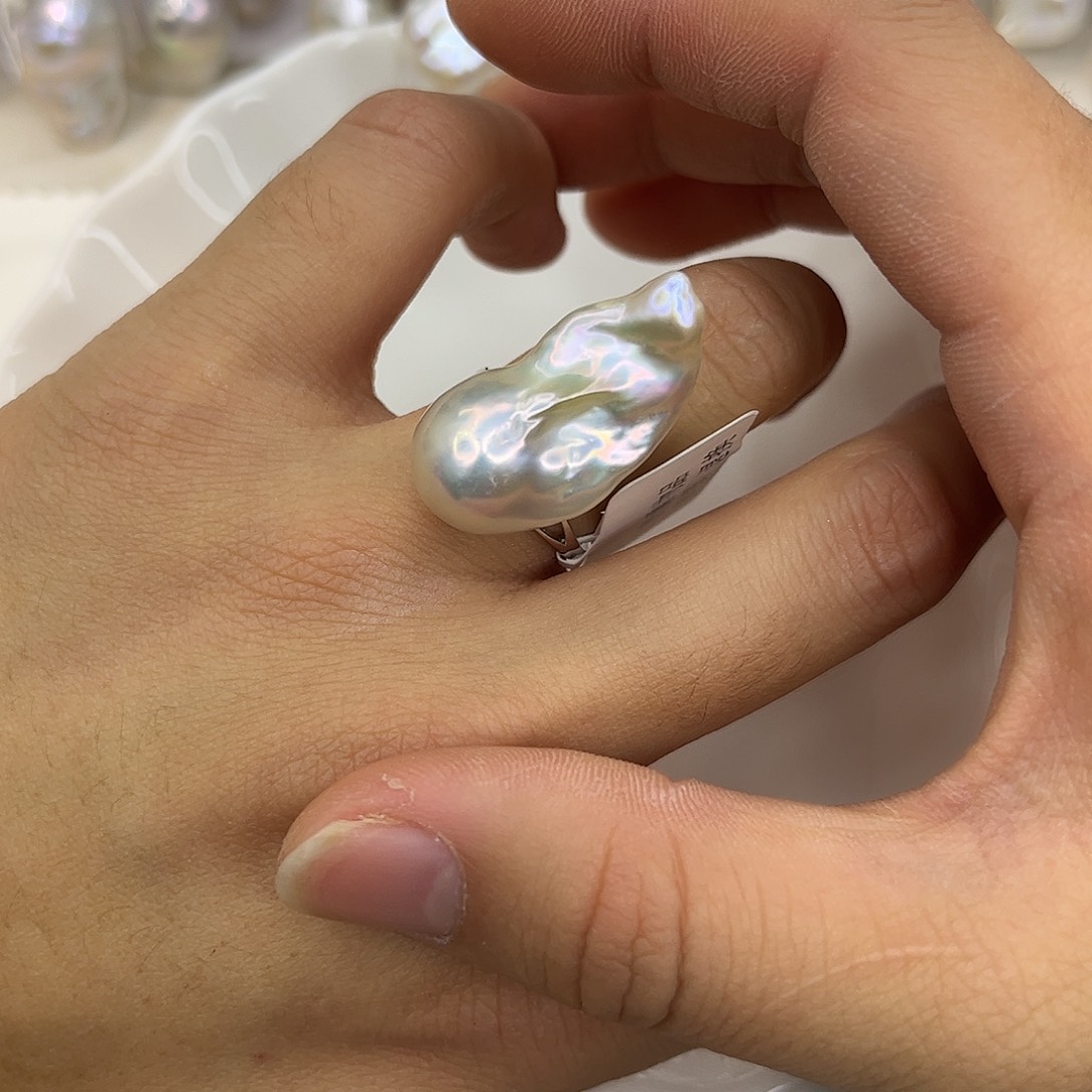 耳饰淡水珍珠合金