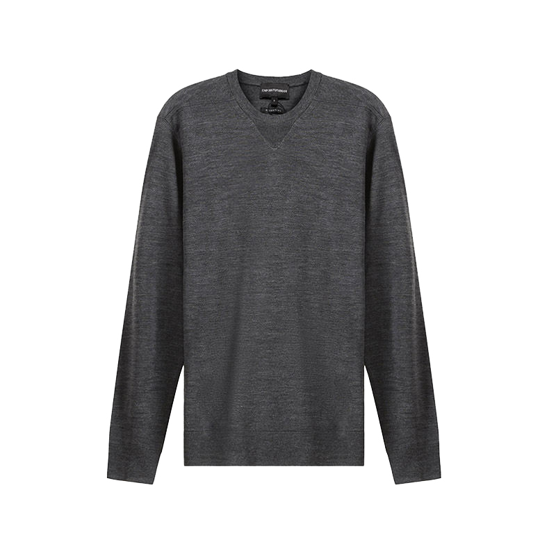 Emporio Armani/安普里奥·阿玛尼男装圆领套头长袖羊毛衫 8N1MUV