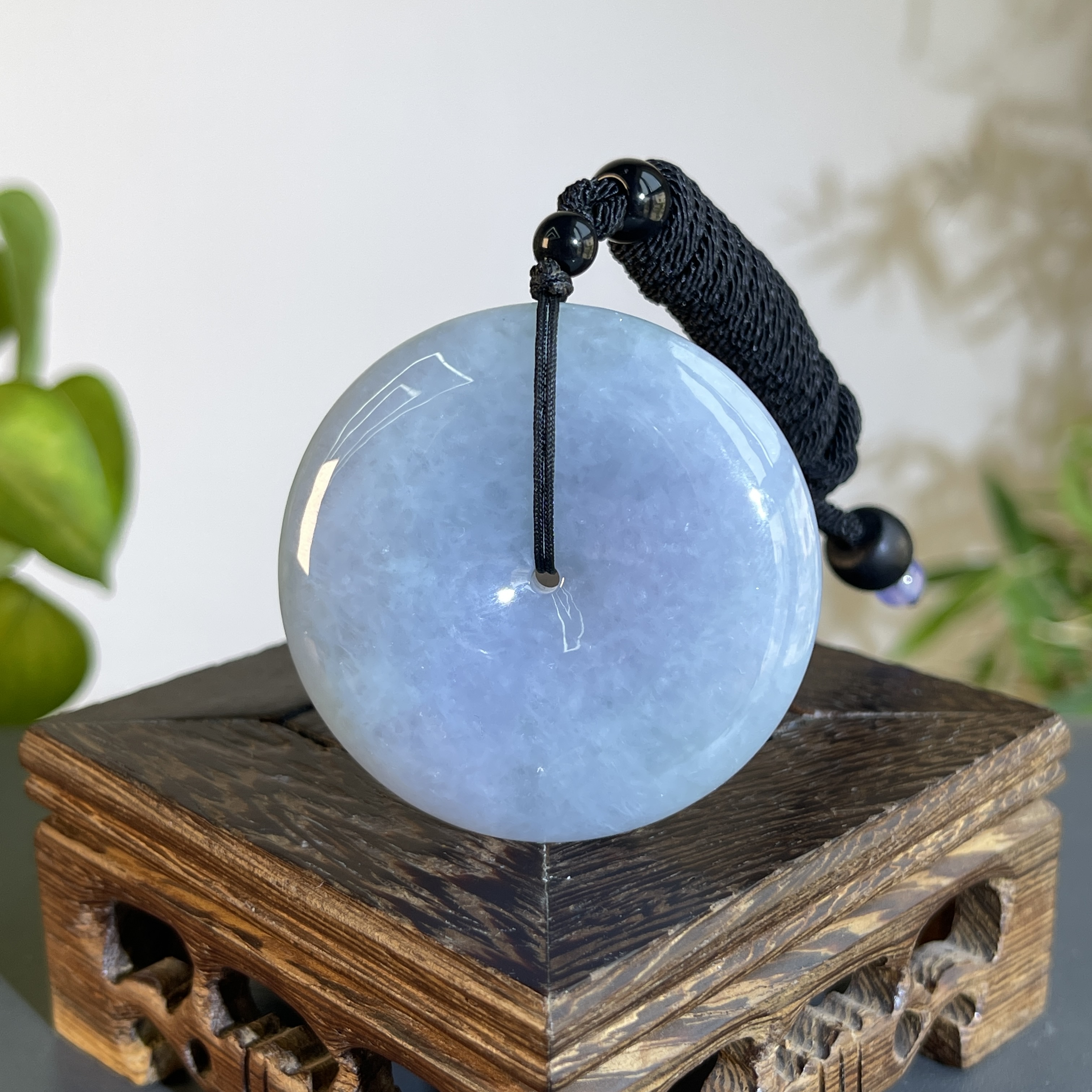 JXA15-114 天然缅甸A货翡翠 平安扣