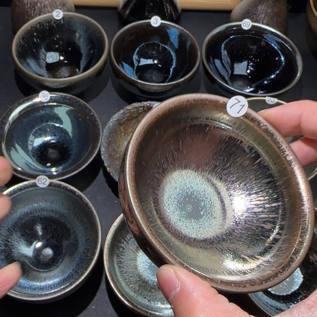 茶盏精品柴烧放漏放漏71