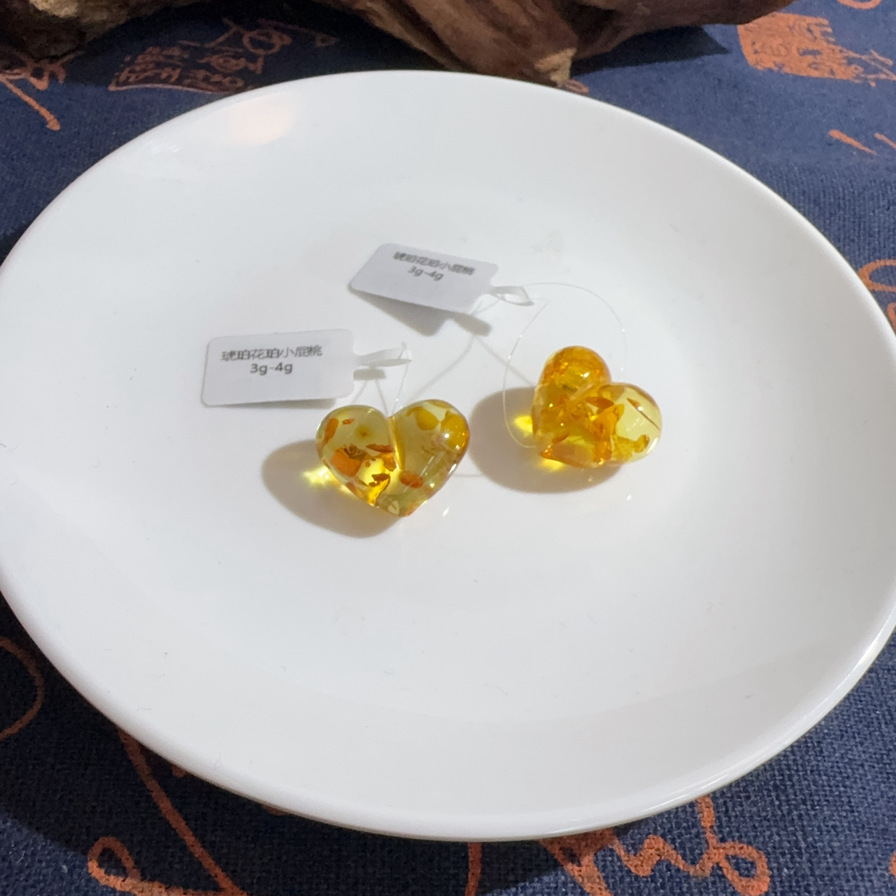 琥珀花珀小屁桃3g-4g多样性发一