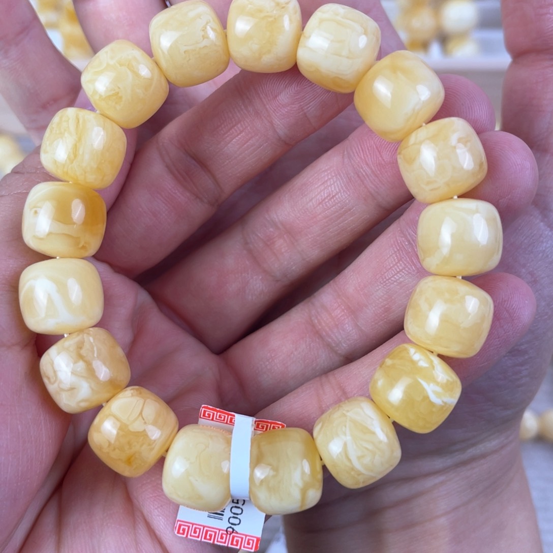 琥珀裸石未镶嵌琥珀蜜蜡手串腊14.1