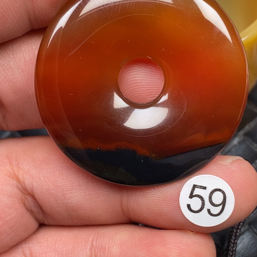 B***旺玛瑙/玉髓未镶嵌颈饰挂件