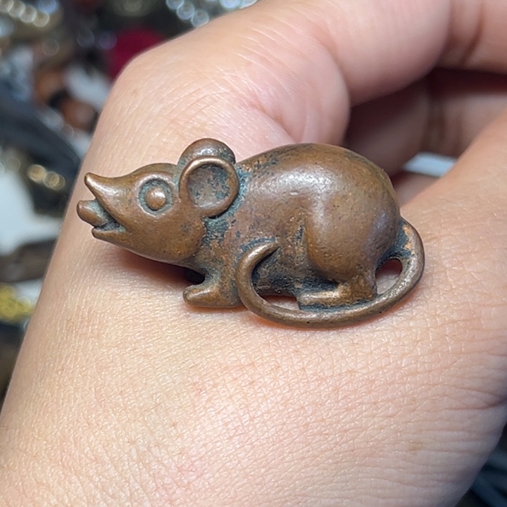 铜星月菩提吊坠项链