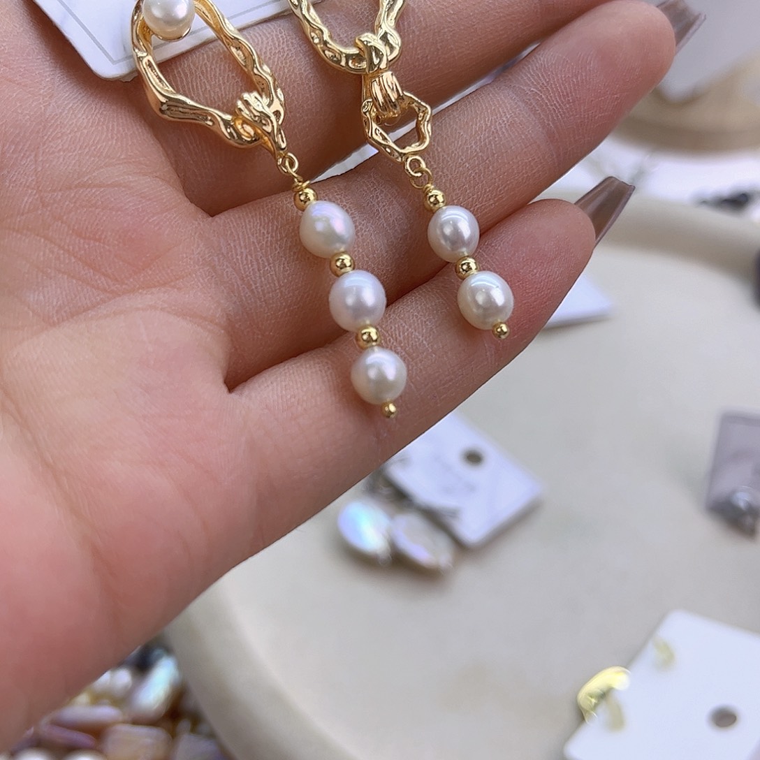 未镶嵌淡水珍珠项链定制622