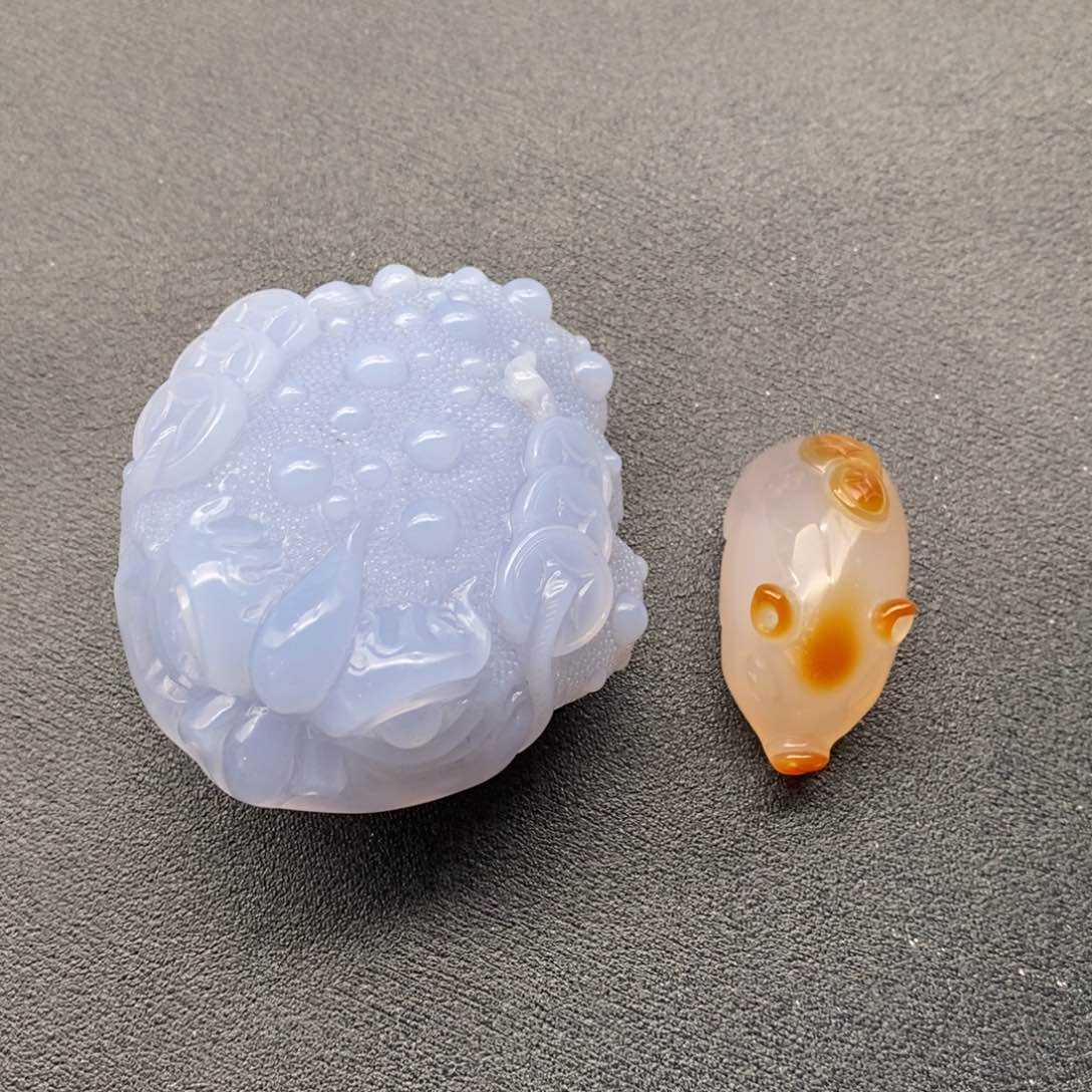 未镶嵌吊坠(不含链)玛瑙/玉髓半**醒