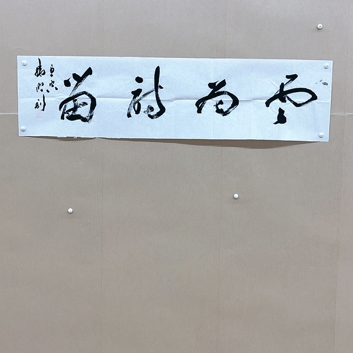 书法韩明利138*34㎝河南   **