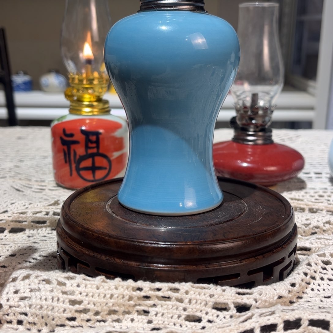 摆件景德镇陶瓷香薰灯