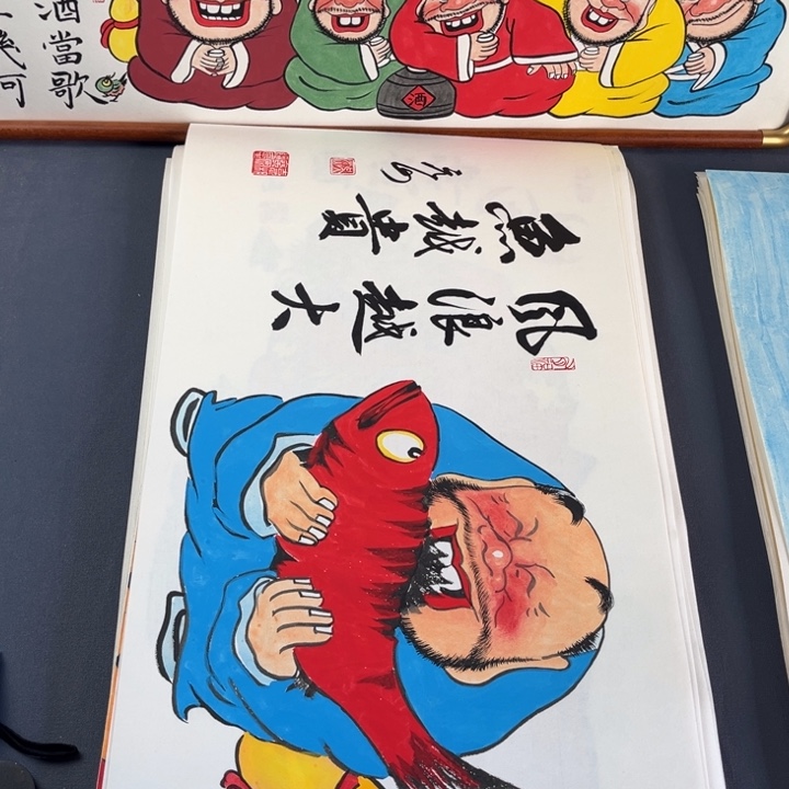 国画纯手绘禅意画作品