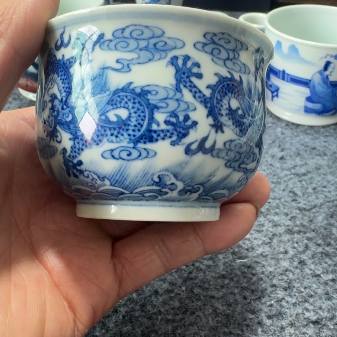 焱***火现代景德镇陶瓷手绘茶具