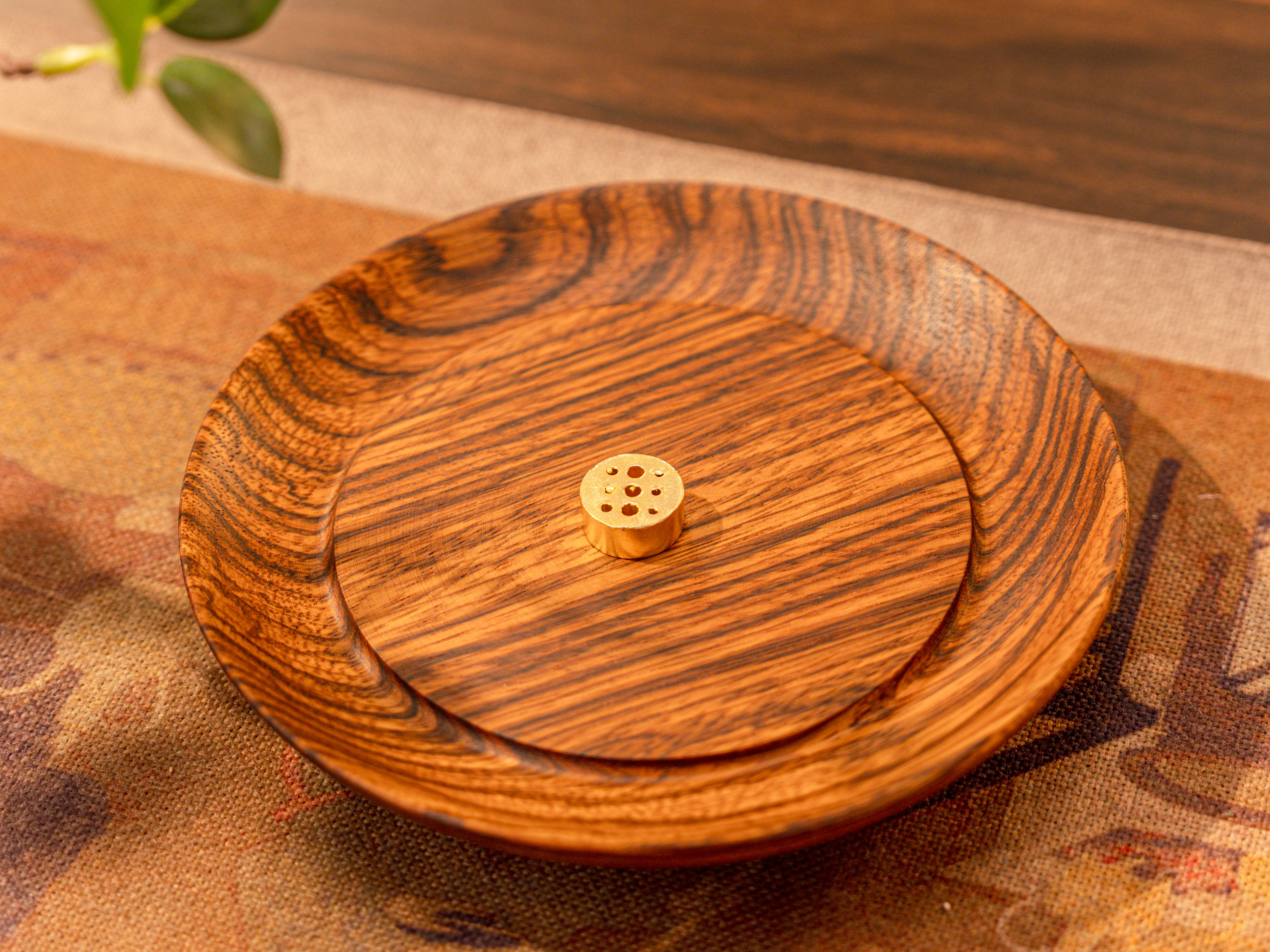 【预售建水盘】实木年轮天然纹理喝茶水盘杯垫壶承家用茶室收纳木盘