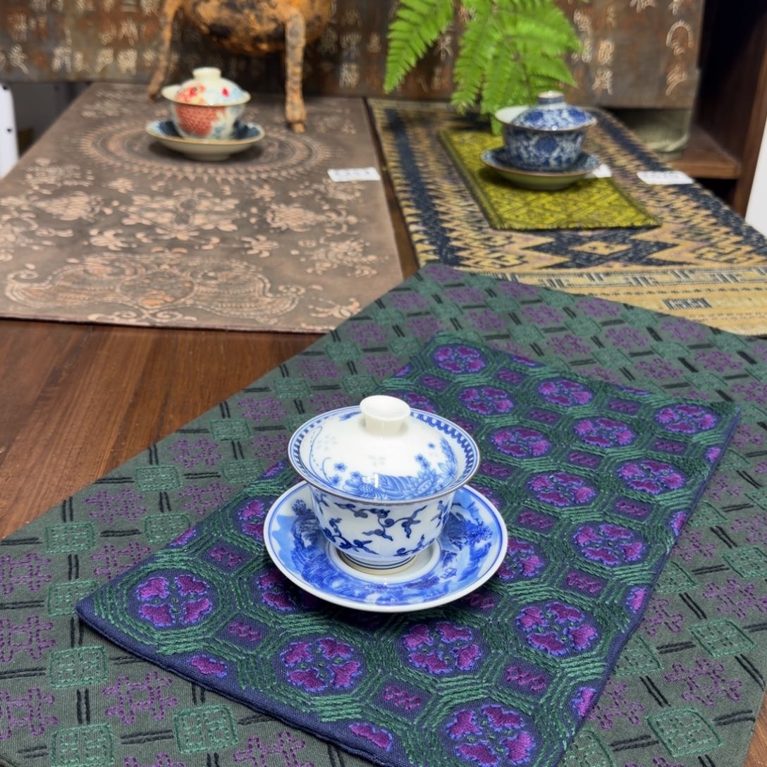 12 都是一张价格三十六纺茶垫