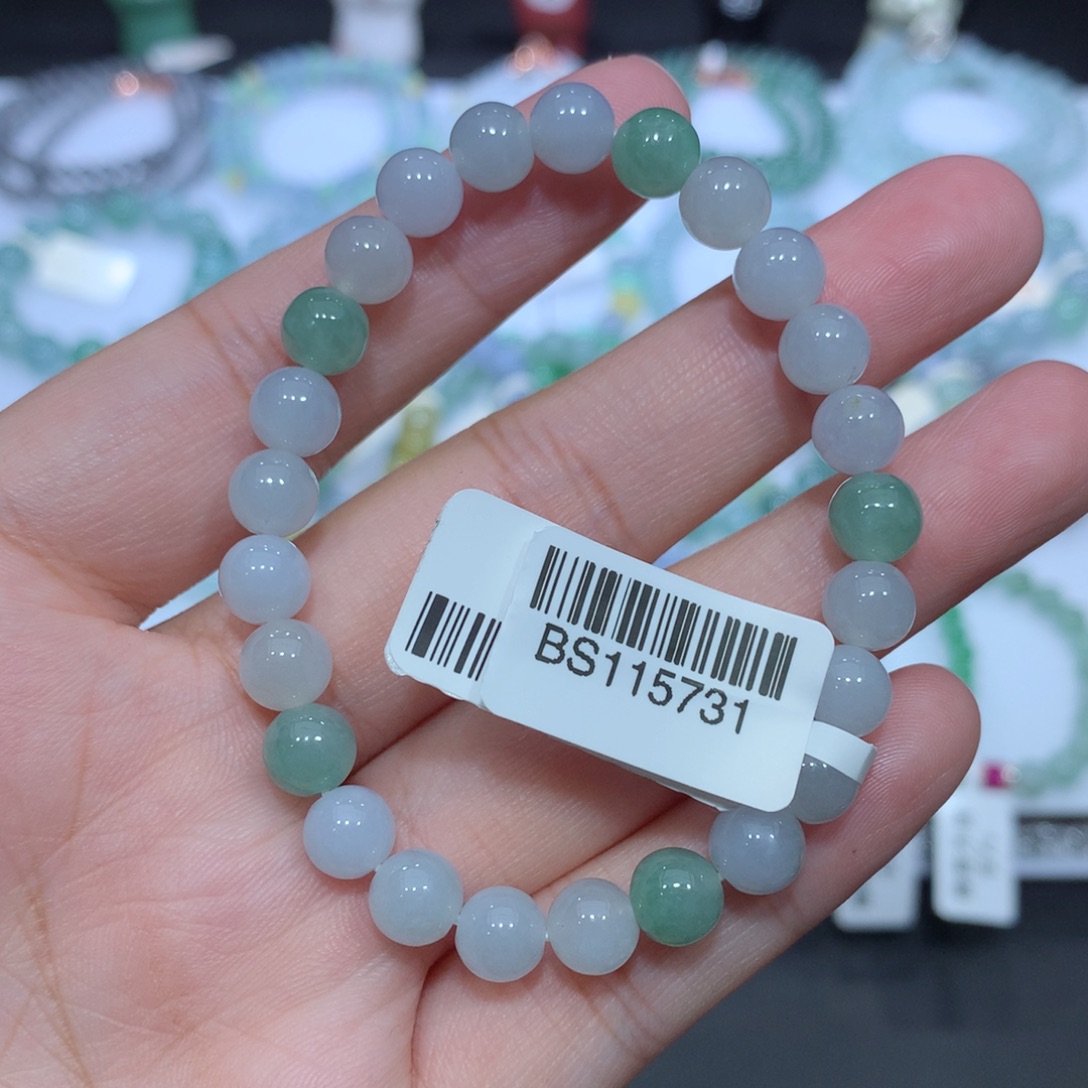 翡翠未镶嵌手串天然