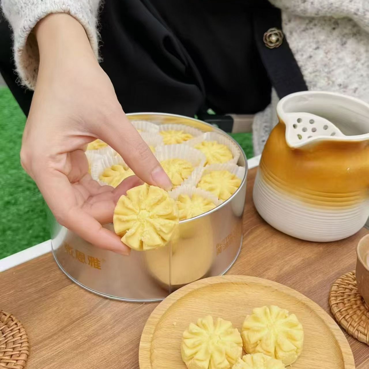 张恩雅曲奇饼干一盒450克