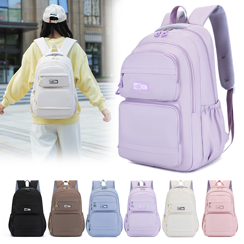 （8041）新款减负防水小学生初中生高中生大学生书包旅行背包电脑包