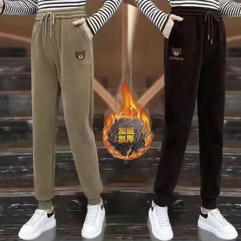 良玉推荐女士长毛特厚加绒加厚裤子